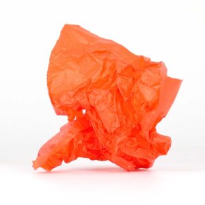 papel de seda naranja
