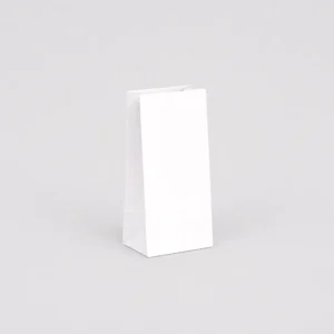 Bolsa de papel blanca sin asas 10x6x21,5 cm – Bolsa americana para comercio