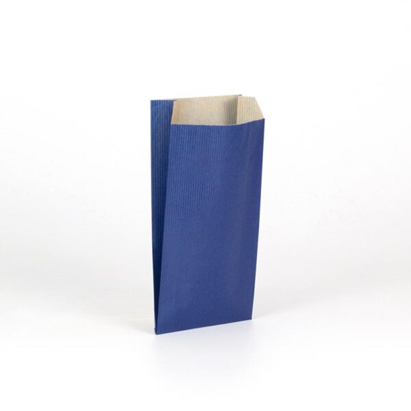 Sobres de papel kraft para regalo 11x21+5 azul
