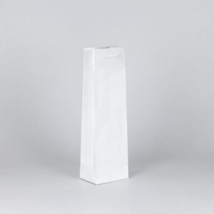 Bolsa lujo botellas 12x9x40 blanca