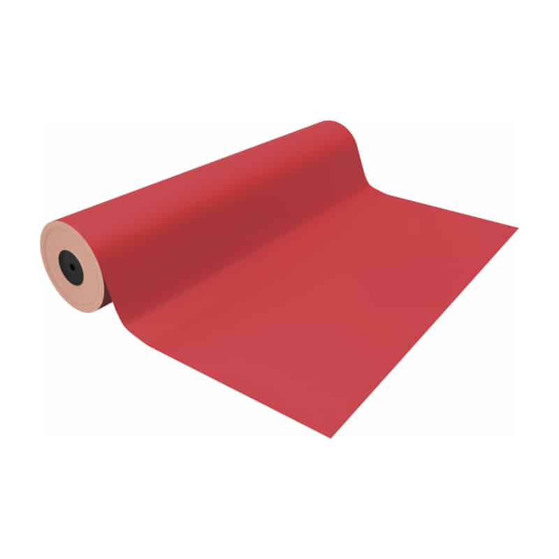 TA1026-rojo Bobina papel de regalo estucado LWC fondo de color rojo