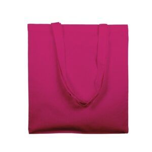 Bolsa de algodón 145 grs colores asa larga