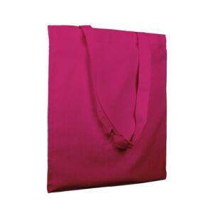 Bolsa de algodón 145 grs colores asa larga