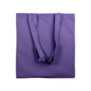 Bolsa de algodón 145 grs colores asa larga