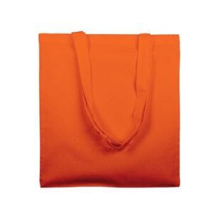 Bolsa de algodón 145 grs colores asa larga