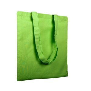Bolsa de algodón 145 grs colores asa larga