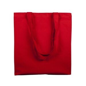 Bolsa de algodón 145 grs colores asa larga
