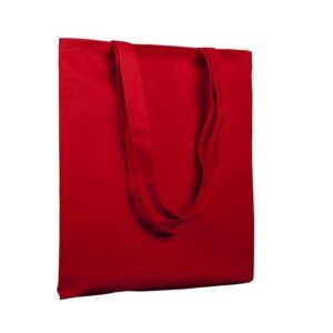 Bolsa de algodón 145 grs colores asa larga