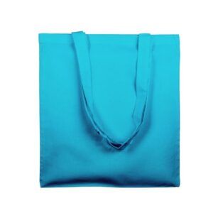 Bolsa de algodón 145 grs colores asa larga