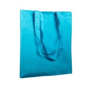 Bolsa de algodón 145 grs colores asa larga