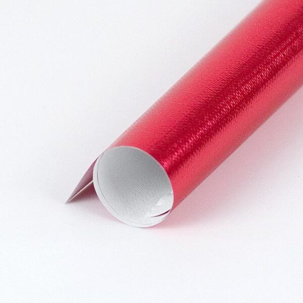 papel de regalo metalizado colores rojo