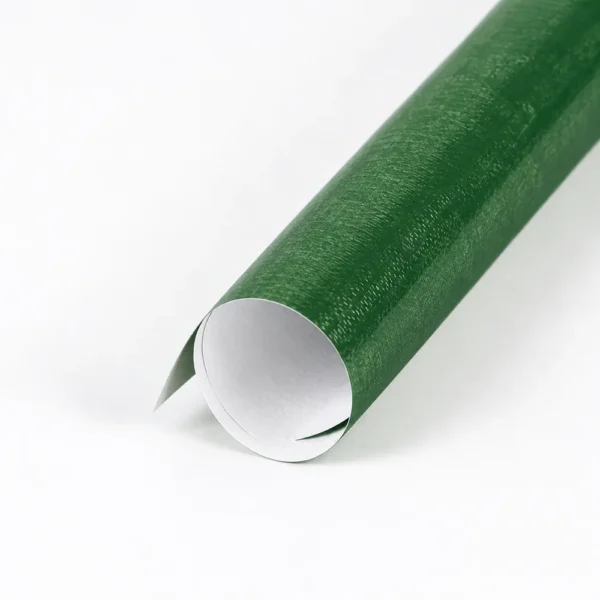 Bobina papel regalo metalizado gofrado verde