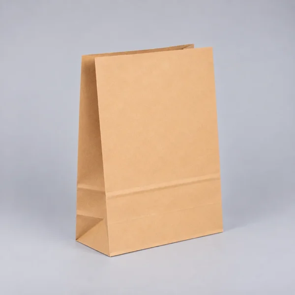 Bolsa papel americana sin asas kraft marrón reciclado habana 35x14x44 cm Bolsa papel americana sin asas kraft marrón reciclado habana 35x14x44 cm