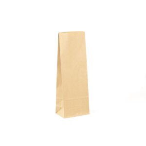 Bolsa papel sin asas tipo americana ideal para botellas de vino 12x7x33 reciclado