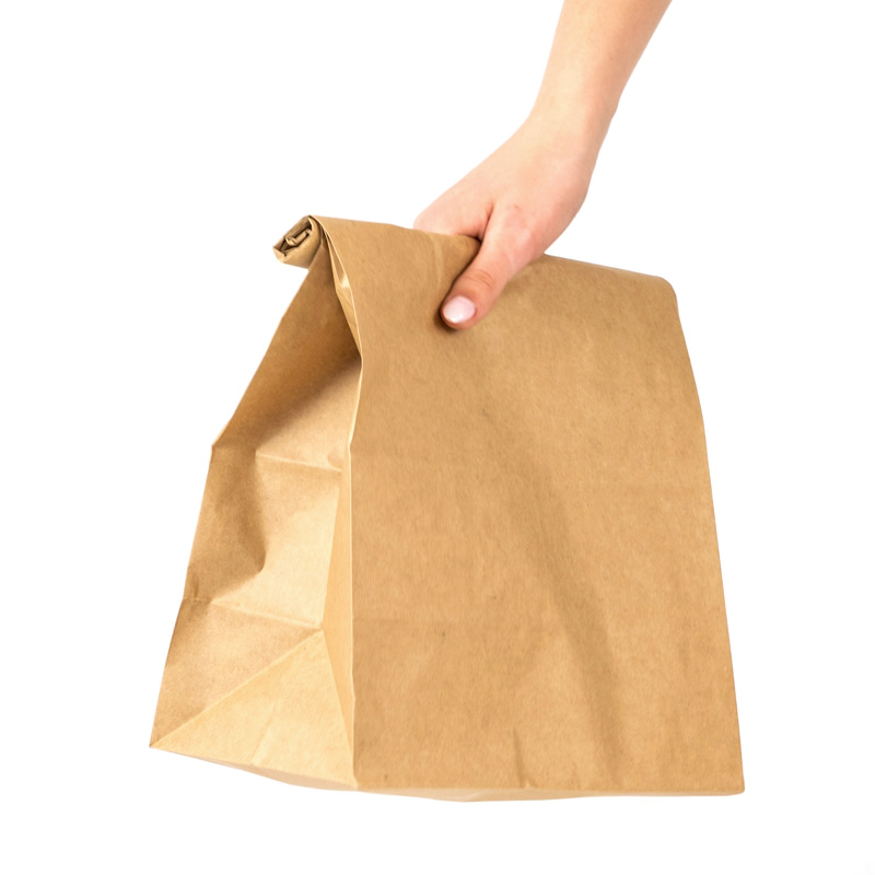 La bolsa de papel más económica comida para llevar