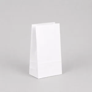 Bolsa papel americana sin asas blanca