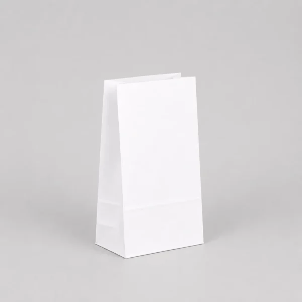 Bolsa papel americana sin asas blanca