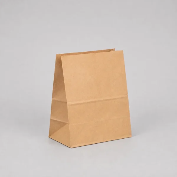 Bolsa papel americana sin asas kraft marrón reciclado habana 18x11x24 cm Bolsa papel americana sin asas kraft marrón reciclado habana 18x11x24 cm