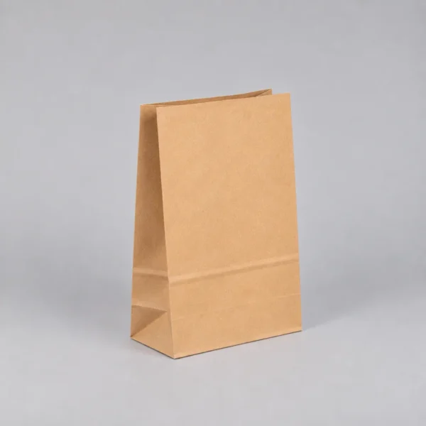 Bolsa papel americana sin asas kraft marrón reciclado habana 22x11x32 cm Bolsa papel americana sin asas kraft marrón reciclado habana 22x11x32 cm